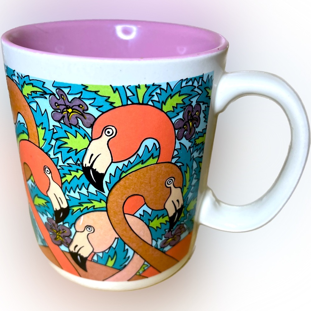 Flamingo Souvenir Ceramic Coffee Mug Tea Cup 🦩🍵